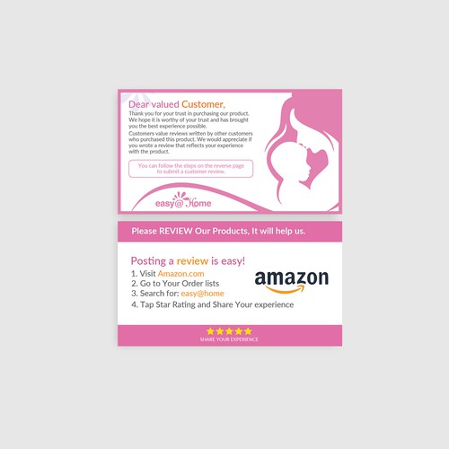 Amazon review card 