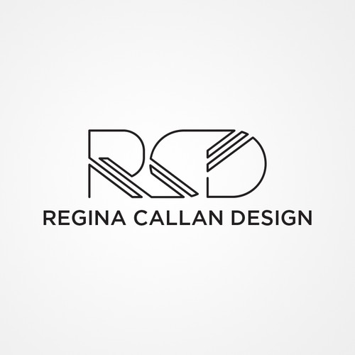 Modern & sleek logo design for Regina Callan Designs
