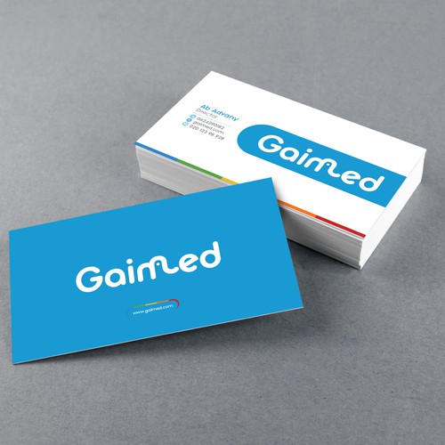 Design a businesscard for a technology startup - GAIMED