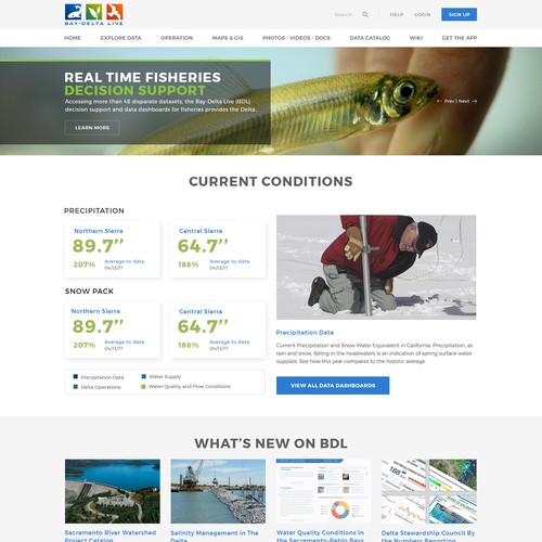 Innovative Homepage Design