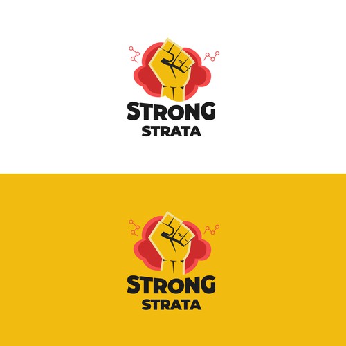 Logo concept for strong strata