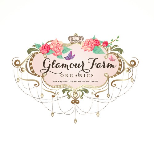 Chic logo for organic cosmetics 