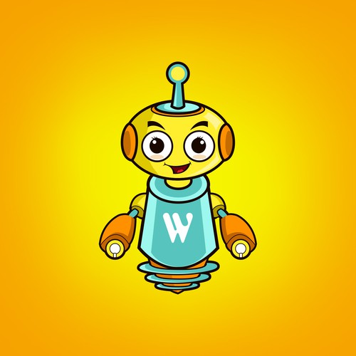 Design a robot mascot for hobby/STEM/DIY website