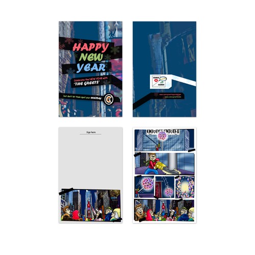 Help Comic Greeting Cards with a new card or invitation