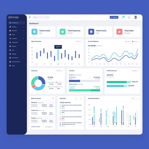 dashboard for where-house