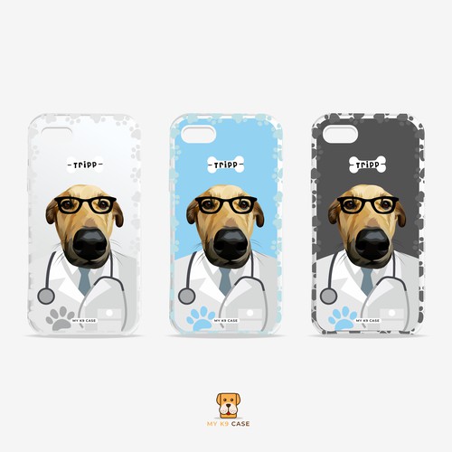 Design a Dog-Themed iPhone Case Template