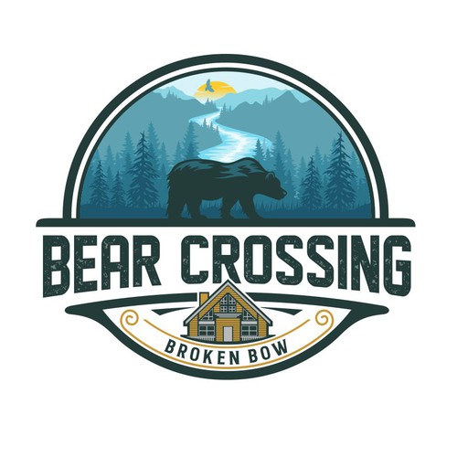 logo bear crossing rental cabin