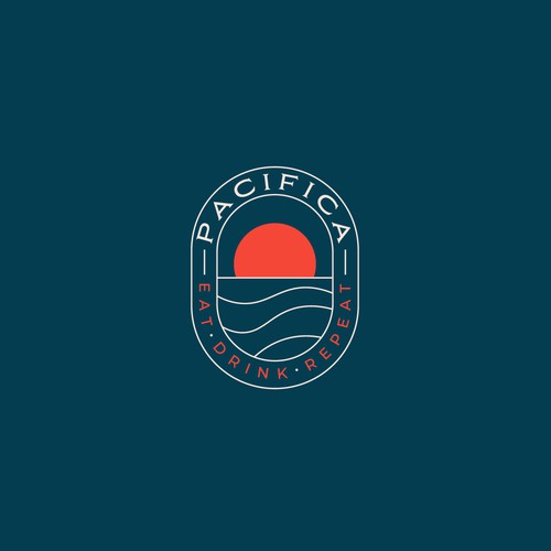 Logo for a coastal bar