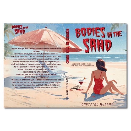 Book cover design Bodis in the sand
