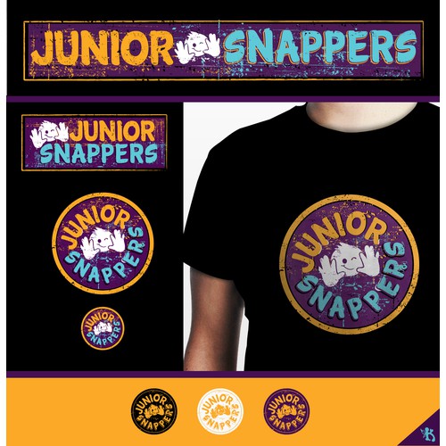 Fun, eye-catching logo for Junior Snappers