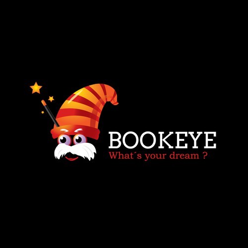 Logo for fairytale figure Bookeye