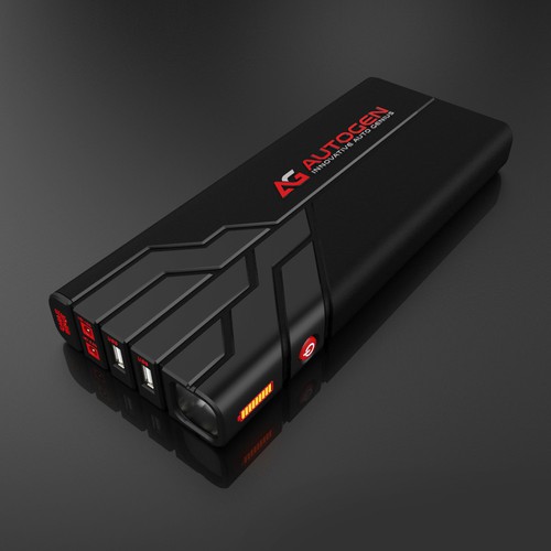 Сreation design and 3d model Power bank.