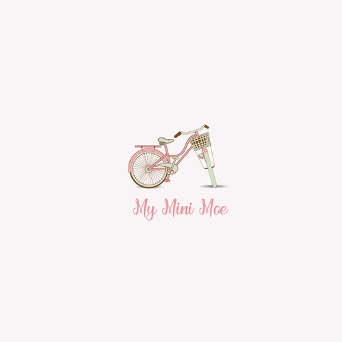 vintage edgy fun playful let your imagination fly for a baby and kids products logo