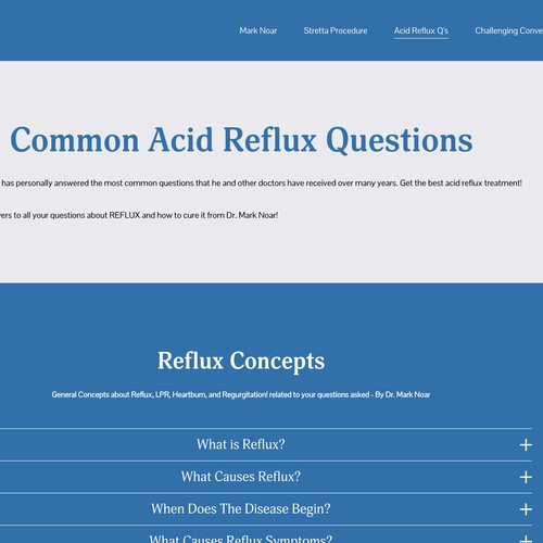 Mark Noar FAQs Page