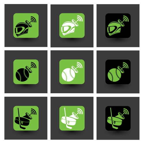 Sports Radio App Icon Set