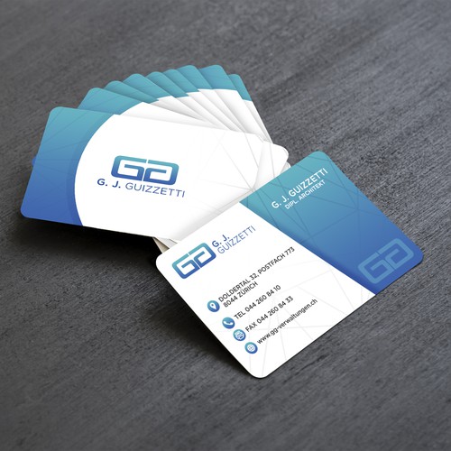 GG - Vistitenkarte und Briefpapier Business Card