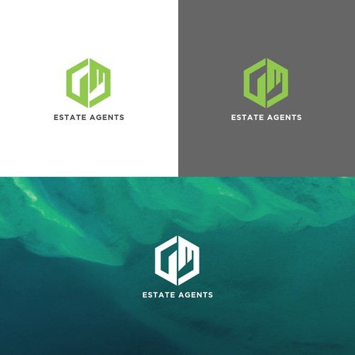 Bold Logo Concept for GM Estate Agents