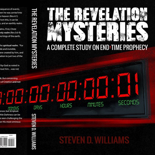 Create a innovation book cover for the apolcyptic book of the Bible - The Book of Revelation