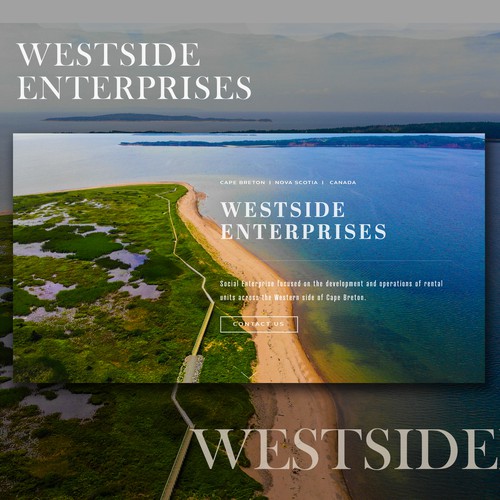 Westside Enterprises Landing Page Design