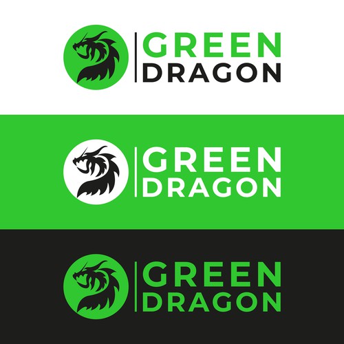 Green Dragon Logo Design