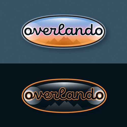 Camper travel brand logo