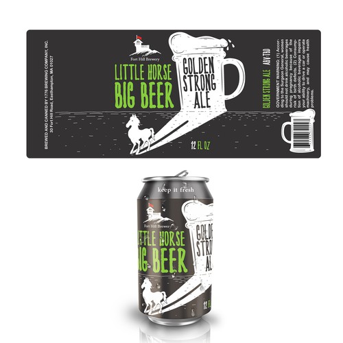 label beer