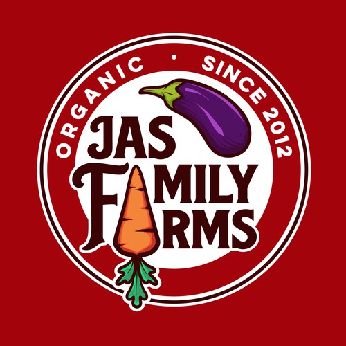 Bold & Friendly Logo for Large Family Veggie Farm