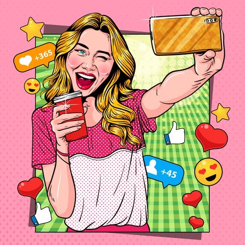  Insta-Famous - Card Design