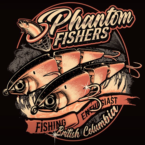 Design illustration phatom fishers