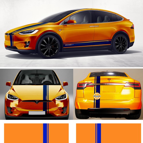 Tesla X wrap