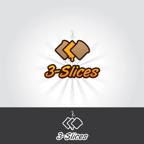 Logo for a Grilled Cheese company