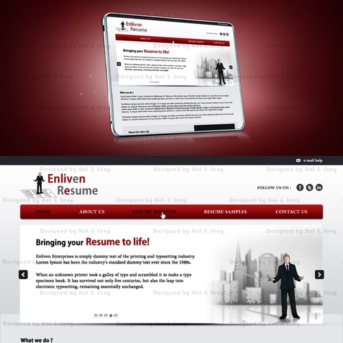 Help Enliven Enterprises with a new website design