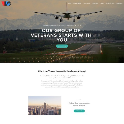 Modern Design Work for Veteran's Professional Group