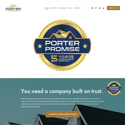 Porter Promise - Stamp of Guarantee Design