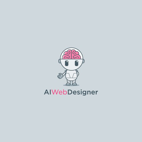Logo for a web building app with artificial intelligence