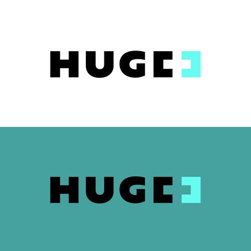 Bold logo for pharmacy named HUGE