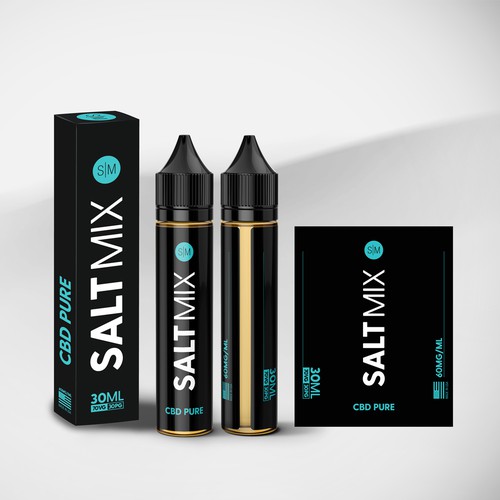 label design concept for SALT MIX