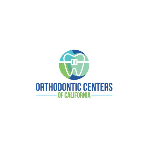 Modern youthful orthodontic logo