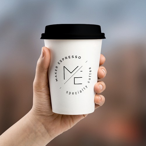 Simple logo design for a coffee shop