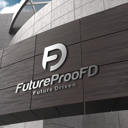 Create a Future-Proof logo (not a fad logo) for a consulting and technology firm in advertising