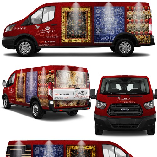 Carpet van wrap