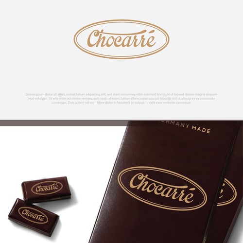 logo type for CHOCARRÉ schokolade