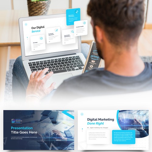 Presentation design for digital marketing agency