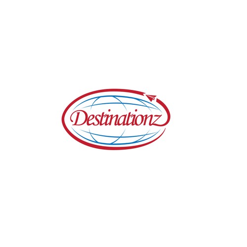 Logo concept for Destinationz Travel Agency