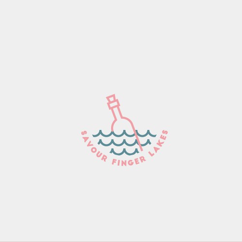 Modern winery logo design