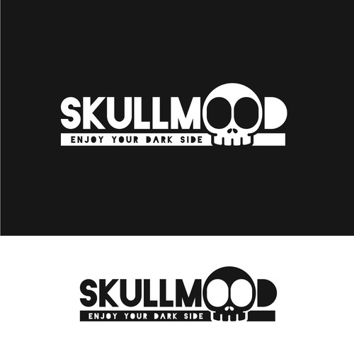 Logo for skull art store