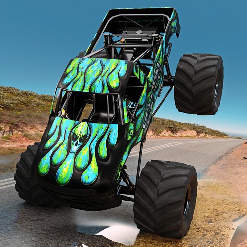 ** Highly Attractive** Monster truck wrap