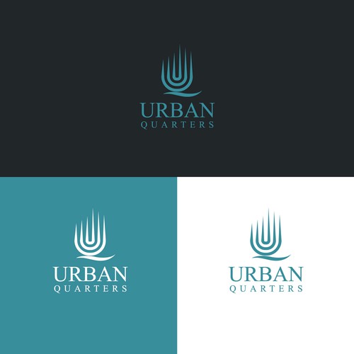 Bold logo concept for Urban Quarters.