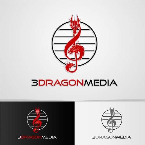 Logo design for 3DragonMedia