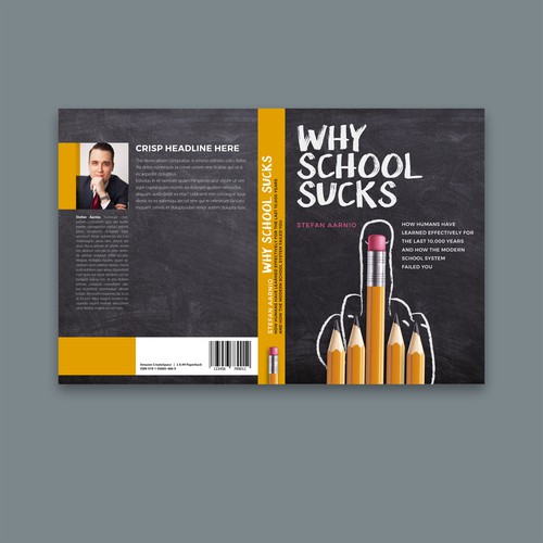 Konzept für ein Buchcover zum Versagen des Schulsystems